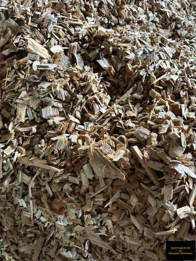 мульча щепа лиственницы