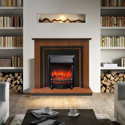 Электрокамин Вотан CR с очагом Fobos