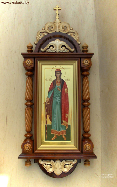 Мерная икона в киоте