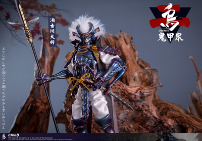 Самурай-кузнечик, синий - КОЛЛЕКЦИОННАЯ ФИГУРКА 1/12 Soldier - Gweitong series 2 (CT00B) - CROW TOYS