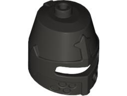 Minifigure, Headgear Helmet Castle Closed with Eye Slit, Pearl Dark Gray (89520 / 4584678 / 4617224)