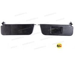 Козырьки солнцезащитные ВАЗ 2106 черные (жёсткие)