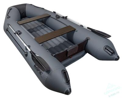 Лодка ПВХ Мастер Лодок Барс 3200НДНД Графит / Чёрный