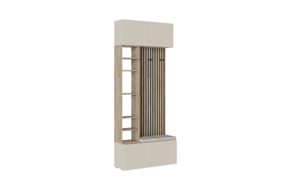 Бохо НМ-2 прихожая Дуб Крафт Серый/Кашемир