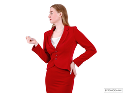 Пиджак женский красный 3103 Pretty One