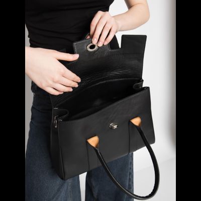 Деловая сумка Valenza Premium black (арт. 5076-51)