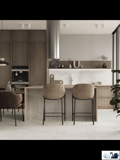 Керамогранит Laparet Flagman PRO MR 59,7 х 119,7 см кремовый матовый