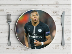 Тарелка Kylian Mbappe Lottin, Килиан Мбаппе Лоттен №3