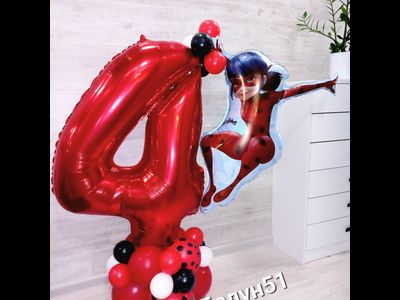 Набор "Леди Баг с цифрой"