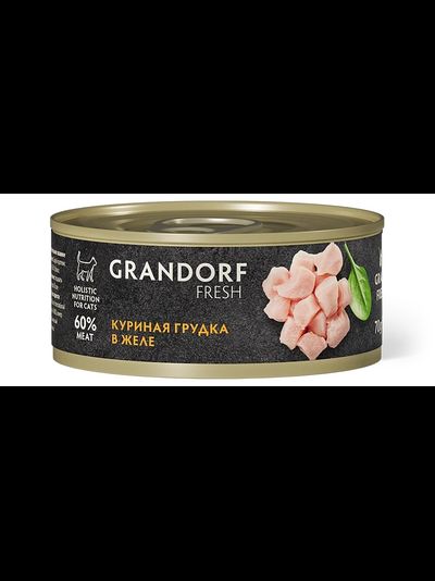 Grandorf Fresh консерва для кошек Куриная грудка в желе, 70 г