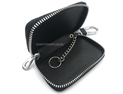 Ключница авто из натуральной кожи флотер с логотипом MINI