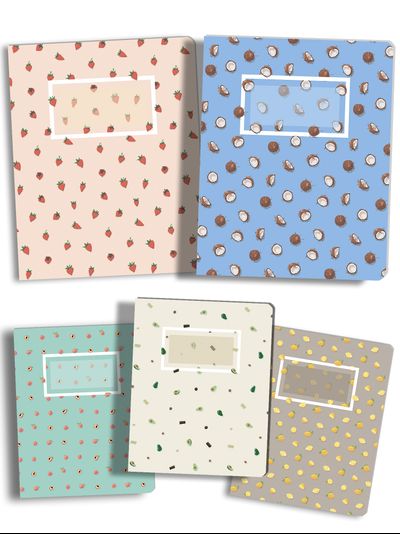 тетрадь с Авокадо, Арбуз, Свекла, Порей, Имбирь в клетку 24 листа