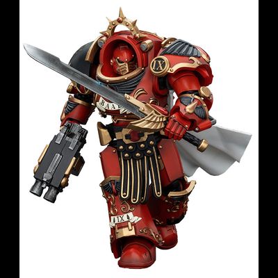 Претор Кровавых Ангелов в броне Тартарос (Warhammer Horus Heresy) - КОЛЛЕКЦИОННАЯ ФИГУРКА 1/18 Blood Angels Legion Praetor in Tartaros Terminator Armor (JT00386) - JOYTOY