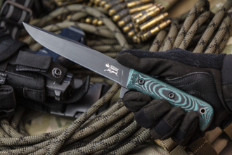 Тактический нож Intruder D2 Black Titanium