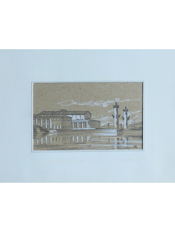 "Стрелка" бумага карандаш, белила Асеев Д.Ю. 1990-е годы