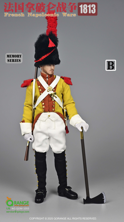 ПРЕДЗАКАЗ - Солдат армии Наполеона - Коллекционный КОМПЛЕКТ 1/6 Napoleonic Wars France 1813 Accessory Set (QOM-1055B) - QORANGE QOTOYS ?ЦЕНА: 13300 РУБ.?