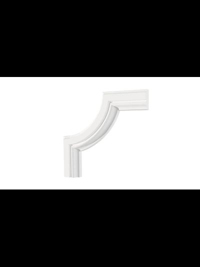 Угловой элемент DECOR-DIZAYN C1-DD603 к молдингу DD603, из дюрополимера, под покраску, 4шт