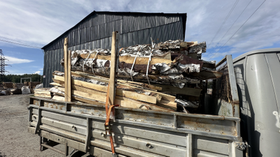 Дрова горбыль березовый ГАЗель 2,5м3