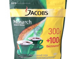 Кофе растворимый Якобс Монарх ф/п 270гр + 100гр в подарок