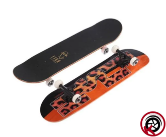 Скейтборд Fish SkateBoards PRO 79 х 20см LEOPARD