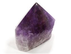 Аметист, аметрин, кристалл полированный со спиленным основанием (80*75*50 мм, 377 г) №37662