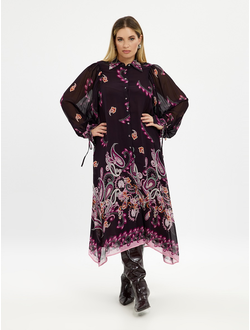 Классические женские брюки с люрексом для полных женщин