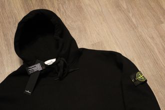 Утепленное Худи Stone Island Черный