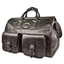 Кожаный саквояж Fabriano brown (арт. 4008-04)