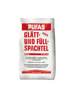 Шпаклевка гипсовая заполняющая Pufas Glatt und Fullspachtel, 20кг