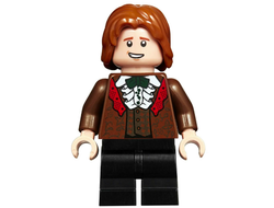 Ron Weasley - Reddish Brown Suit, Shirt with Ruffle, n/a (hp185)