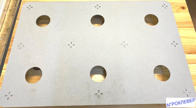 Салатная решётка 62х41 6 отв. д.55