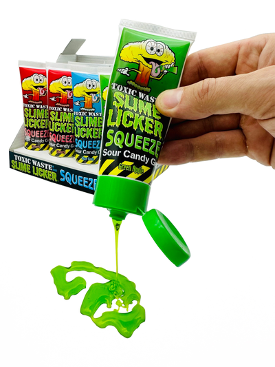 Жидкий кислый гель "TOXIC WASTE"/ 12  шт / зелёное яблоко, вишня, синяя малина