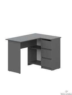 Денвер стол угловой Графит серый