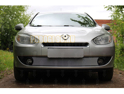 Защита радиатора Renault Fluence I 2009-2013 chrome низ