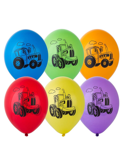 Воздушные шары "Синий трактор"