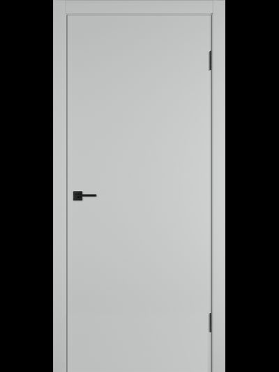 Дверь Basic серый эмалекс steel