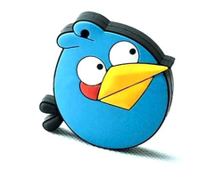 Флешка Angry birds 8 Гб синяя птица плоская
