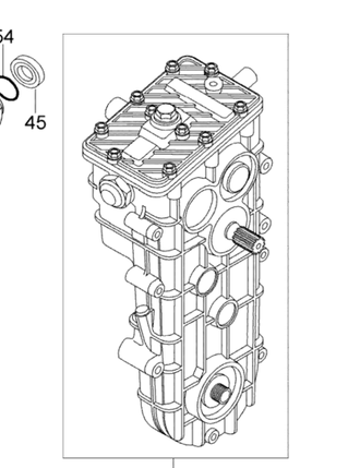 КПП (коробка переключения передач) оригинал BRP 605612003 для BRP LYNX/Ski-Doo (Gear Box)