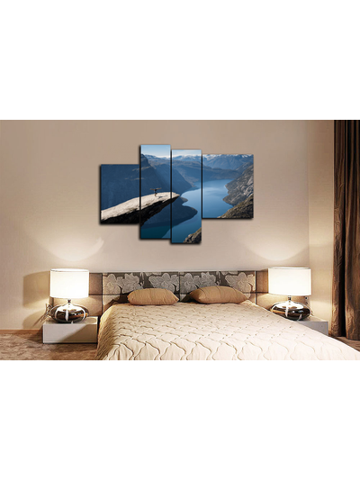 Модульная картина "Акробатика на природе"