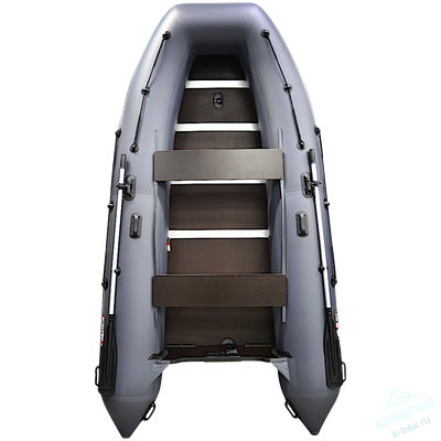 Лодка ПВХ Hunterboat Хантер Классика 390New2022 Серая