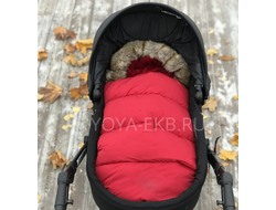 Теплый конверт Красный