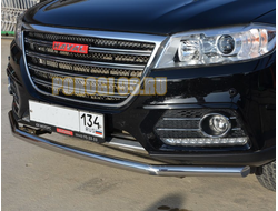 Защита переднего бампера d53 для Haval H6 2017-