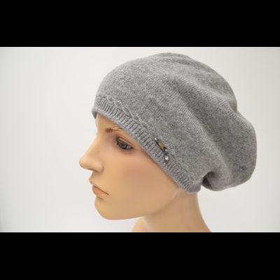 Берет кашемир Vizio Италия 1104 B серый