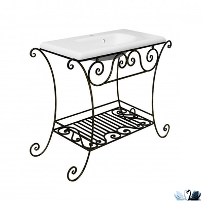 Раковина Эстет Olivia 90 х 45 см Каменная на столешницу в ванную