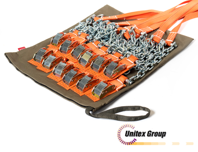 Комплект браслетов противоскольжения Secura 4WD R14-R18 для легковых а/м 2000 кг, 12 шт