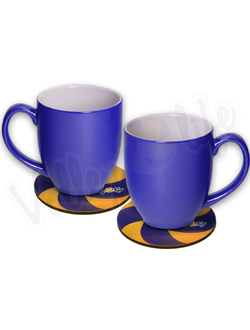 ПОДСТАВКИ ПОД СТАКАН "МЯЧ КЛАССИЧЕСКИЙ" (4 ШТУКИ)