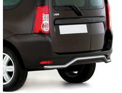 Защита заднего бампера d42 скоба  Lada Largus ( Лада Ларгус)