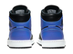 купить Air Jordan 1 Mid Hyper Royal Black 554724-077