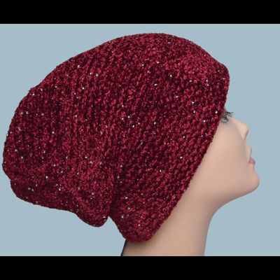 Визио Vizio 6103 стильная шапка Италия зимняя бордовая