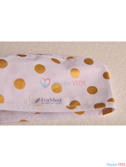 Медицинская шапочка "Золотые блестки"